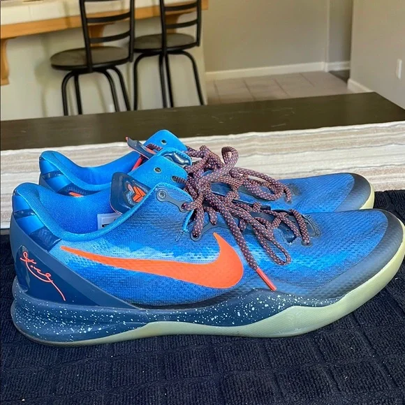 Size 13 - Nike Kobe 8 System Blitz Blue 2013 555035-401 - Picture 3 of 10